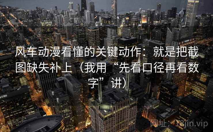 风车动漫看懂的关键动作：就是把截图缺失补上（我用“先看口径再看数字”讲）